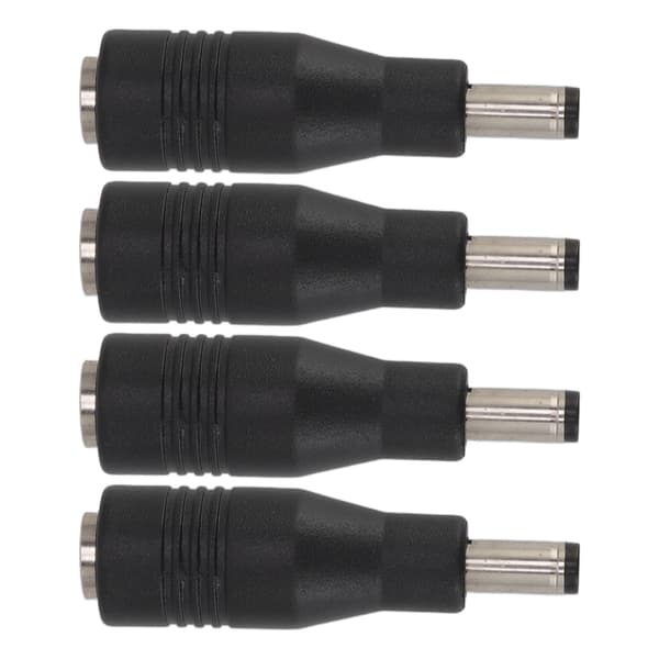 4 stk. DC 6.0x4.4 Hun til 5.5x2.1mm Han Laptop Strømadapter Konverter