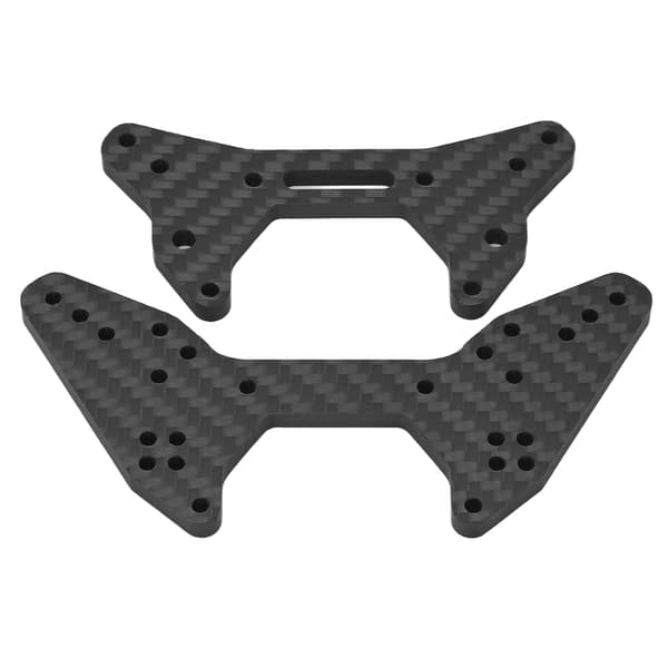 ARRMA 1/7 RC Bil Forreste Bageste Stødtårnsplade 5 mm Tykkelse Sort Kulfiber