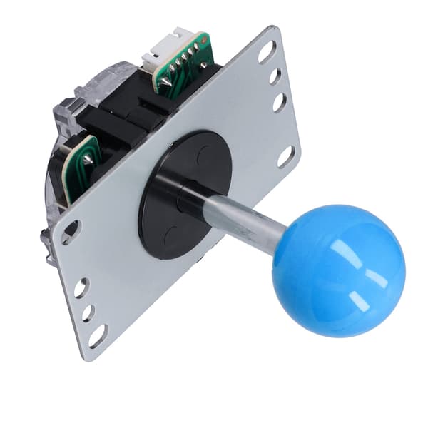 QM070901 Noll Fördröjning Arkadspel Joystick DIY Kit med Encoder Board 10 Knappar för MAME Blå