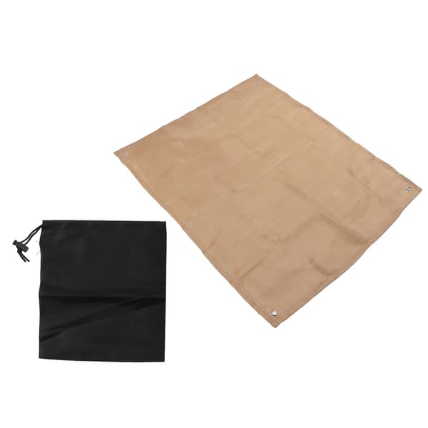 Flammehæmmende Brandsikker Isoleringstæppe Udendørs Camping Grill 100x80cm
