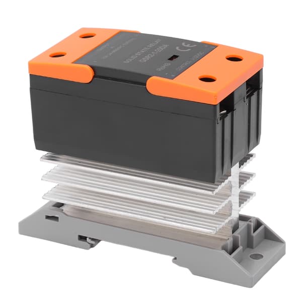 Solid State Relay SSR Input DC 3-32V til Output AC 24-480V med køleplade til hjemmet