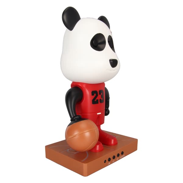 Bluetooth Stjärnljusprojektor Panda Form Basketboll Nattlampa Högtalare