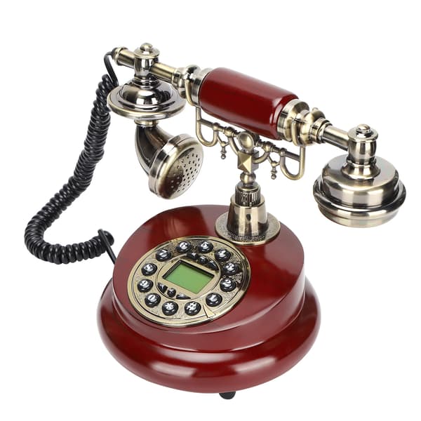 CT8026 Retro Fastnettelefon Kablet Antik Telefon til Hjem og Kontor