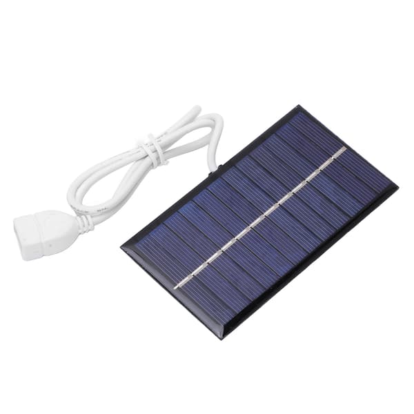 1W 6V Solcellsladdningspanel Bärbar DIY Solcellskort för Mobiltelefon Hembelysning