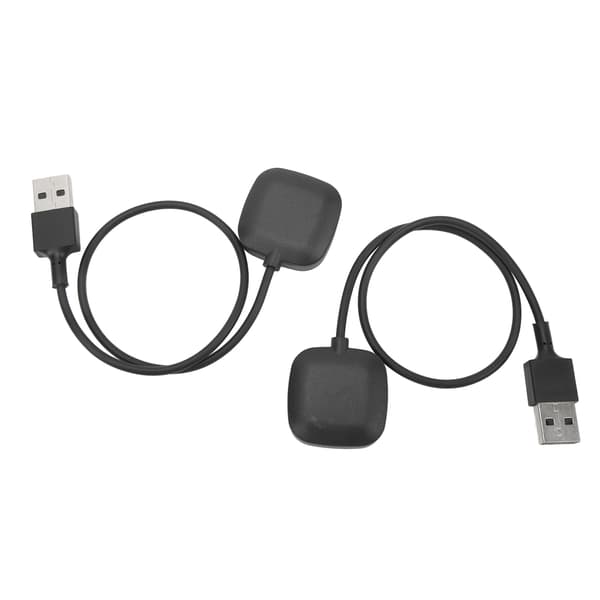2 stk 5V trådløs ladedokk datakabel for Fitbit Versa 3 Sense 30CM