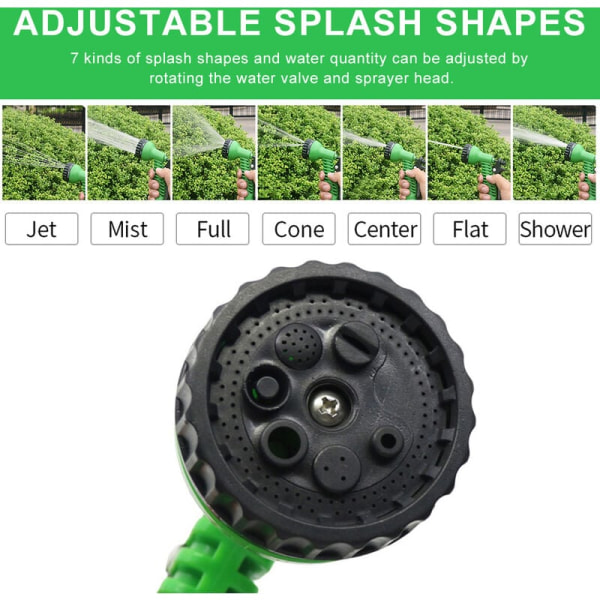 Garden Hose Nozzle Spray Nozzle, Metal Watering Pattern, Thumb Control On Valve, High Pressure Nozzle Sprayer for Wateri