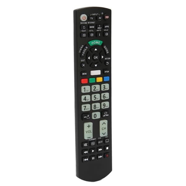 Universal TV-fjernkontroll Ergonomisk Lettvekt Myke Knapper Erstatning