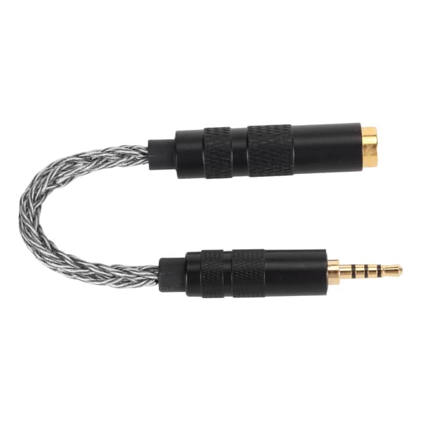 4,4 mm til 2,5 mm hun til han hovedtelefonadapterkabel til afbalanceret portlydafspillere Cool Grey