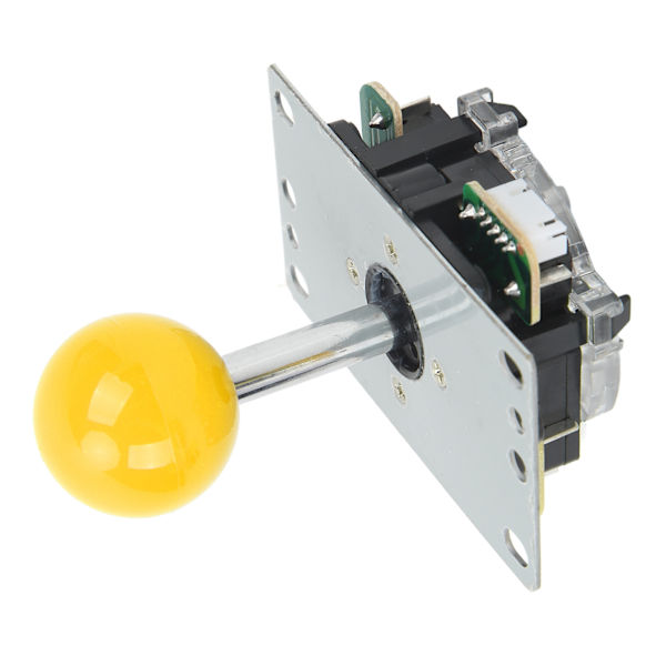 DIY USB Arkade Spil Controller Joystick med Kontrol Chip Gul