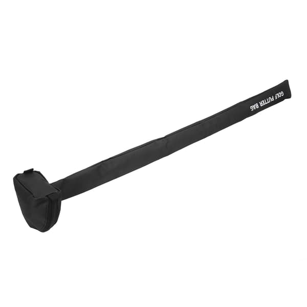 Mini Golf Bæretaske Bærbar Foldbar Blød Canvas Letvægts Putter Driving Range Træningsetui Sort
