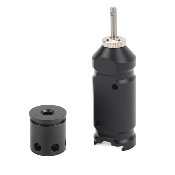 Perimeter Trip Alarm Aluminiumlegering Trip Wire Tidlig Advarsel Sikkerhedssystem til Camping Ejendomssikkerhed Sort