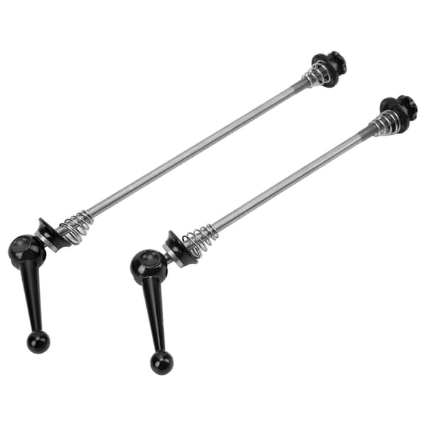 CANSUCC 2 stk. Cykelhjul Spyd Aluminium Legering Quick Release Titanium Stang til Mountain Road Bikes Sort