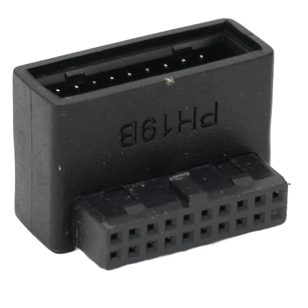 USB 3.0 Frontpaneladapter 90 Graders Vinkel 19Pin till 20Pin Header Typ B för PC Moderkort