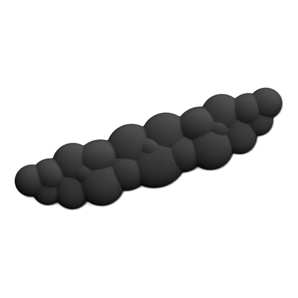 Cloud Musematte Håndleddsstøtte Memory Foam Myk Søt Svart Tretthetslindring Forebygger Deformasjon