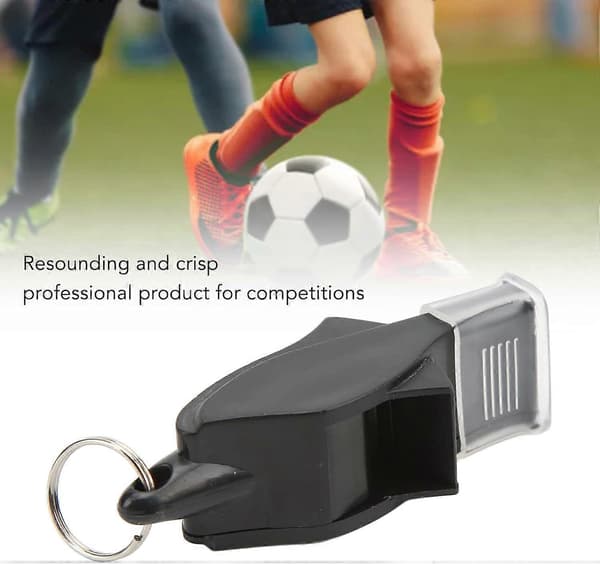 Basketball Referee Whistle with Lanyard - Practical and Durable, Prevents Loss