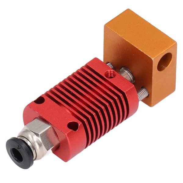 Ekstruderhovedudskiftning 4 mm messing MK8 dysesæt 3D-printerdele til CR‑10 Ender 3