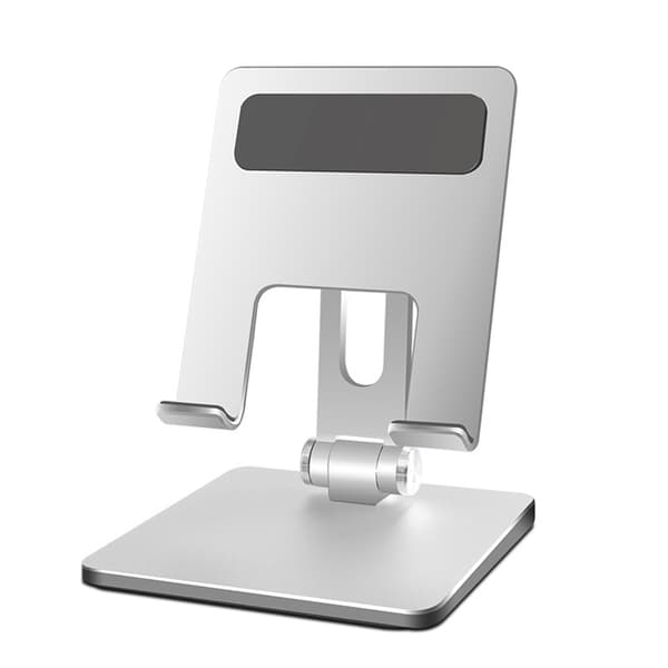 Tablet-holder i aluminiumslegering, skridsikker, foldbar, bærbar, stærk bæreevne til hjemmekontoret