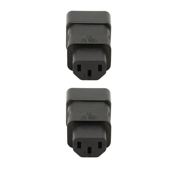 2 STK IEC320 C20 til IEC320 C13 Strømadapter Plug and Play for UPS PDU Server Socket