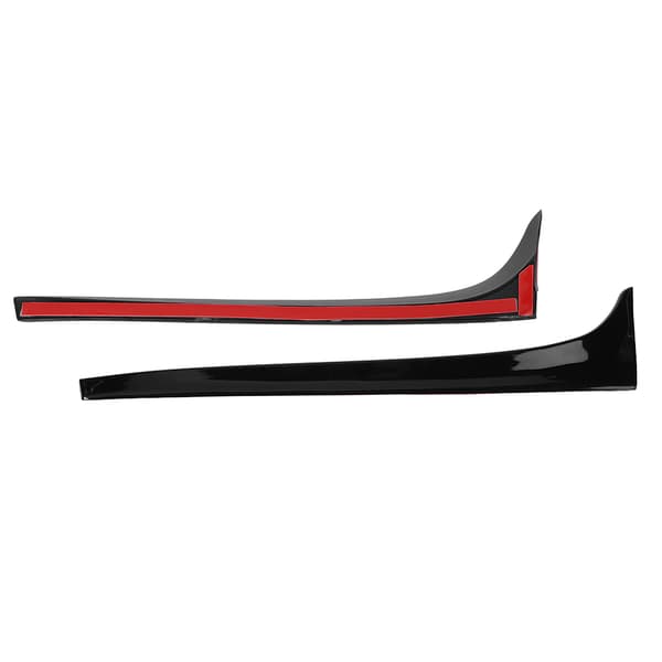 2 stk. ABS bil bakrute sidevinge spoiler passer til Volkswagen Golf 7 14-19