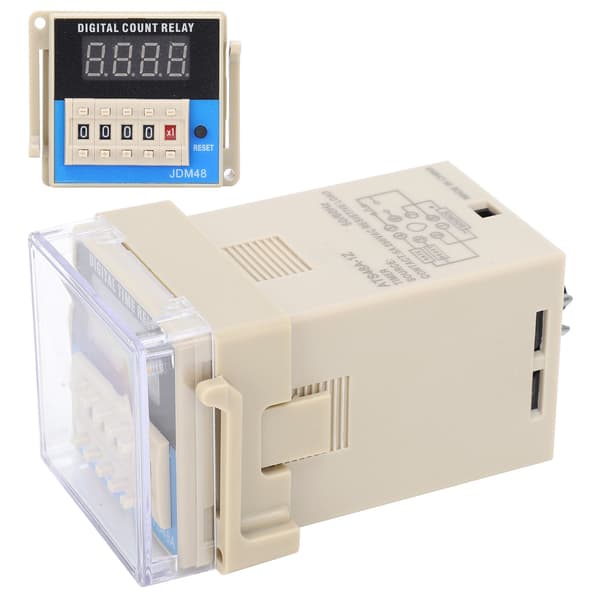 ATS48A 1ZAC220V Hög Precision Digital Display Tidsrelä LED Justerbar Elektronisk Komponent