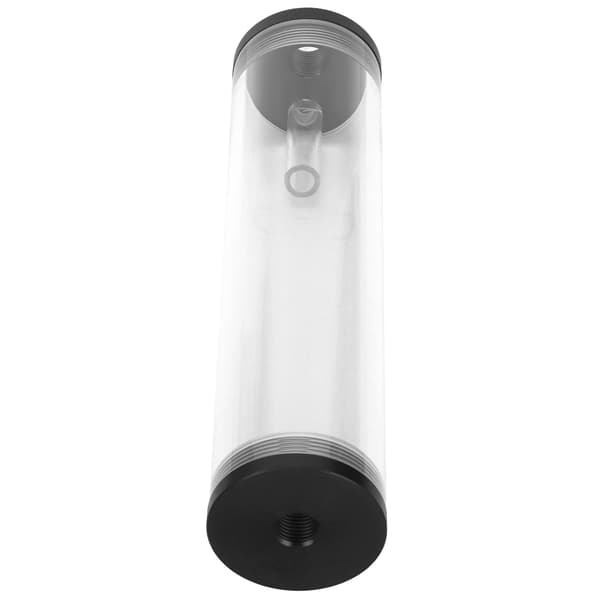 Akryl Cylindrisk Vandkølingstank 3 Hul G1/4 Gevind Reservoir Computer Køler Tilbehør