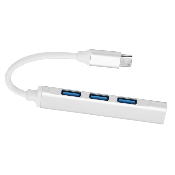 4 i 1 USB C Hub-adapter med 4 porter OTG Multifunksjonell dokkingstasjon-splitter