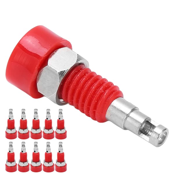 10 stk. 2 mm Banan Hun Jack Socket Connector Adapter Panel Mini Bindingsstolpe til Elektroniske Instrumenter