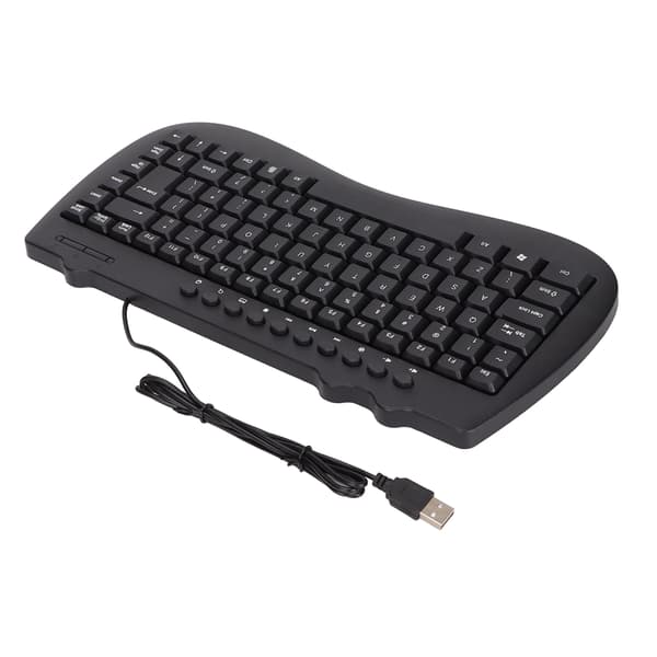95 Tasters Kablet Mini USB Stasjonær Datamaskin Stille Ultratynn Multimedia Lite Språk Tastatur