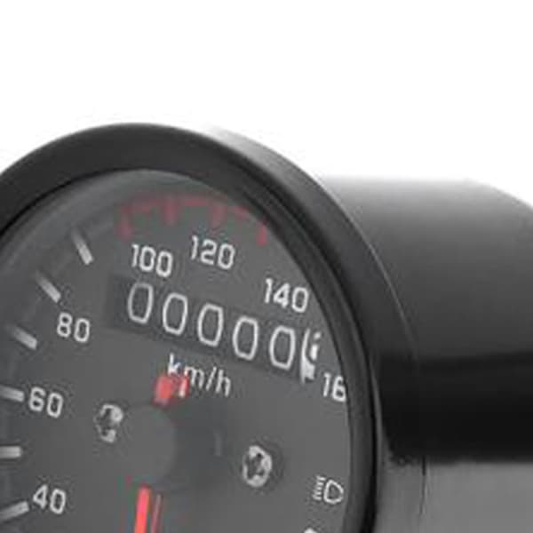Universal 12V Motorcykel Speedometer Gear Display LED Baggrundslys Odometer