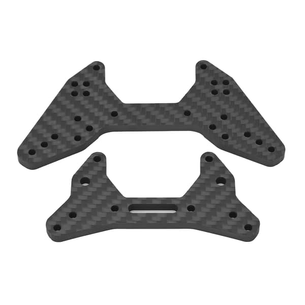 ARRMA 1/7 RC Bil Forreste Bageste Stødtårnsplade 5 mm Tykkelse Sort Kulfiber