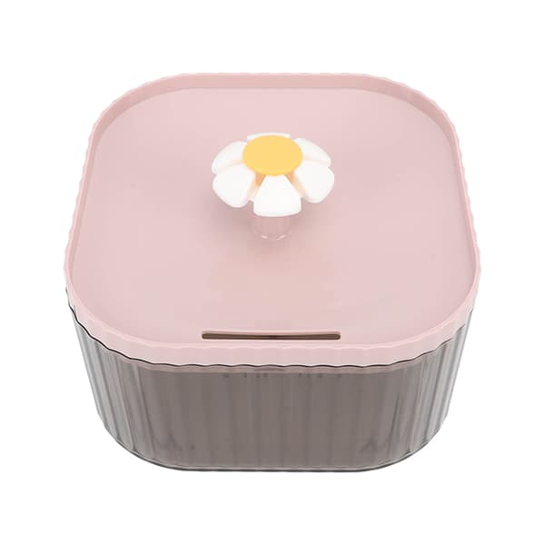 Smart Katt Vattenfontän Automatisk Elektrisk Husdjurs Vattendispenser Rosa