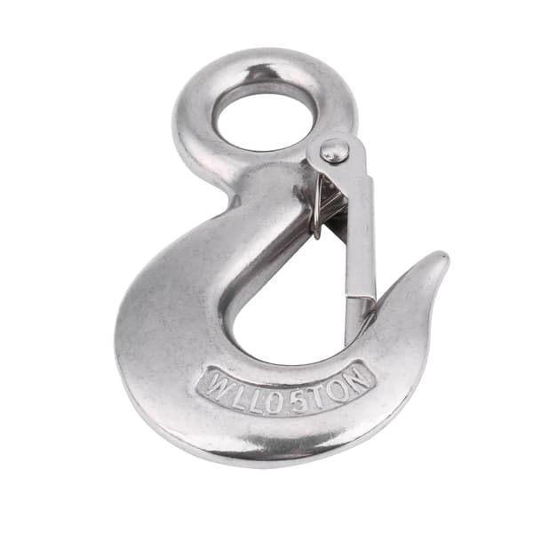 304 Rustfrit Stål Drejeøje Snapkrog 90mm 0.5T Lastløfteclips