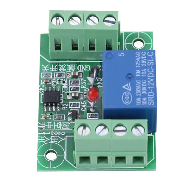 12V DC Enkeltkanal Bistabil Trigger Switch Relæ Kontrolmodul