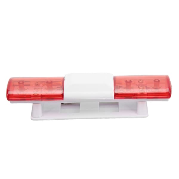 RC Poliisin LED-varoitussvalo 4 tilaa Simulaatiosuunnittelu 1/8 1/10 RC-autoille Punainen