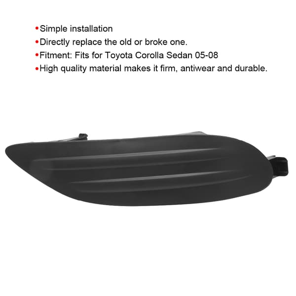 Par med tåkelysgrill foran 5212702170 passer til Toyota Corolla Sedan 05-08