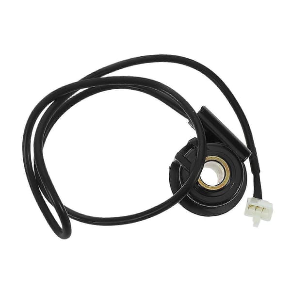 Sort Motorcykel Speedometer Kilometertæller Sensor Kabel-Yvan