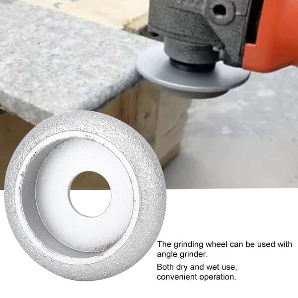 7,3 cm loddet diamantslibeskive 2,5 cm til stenmarmor keramik