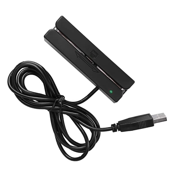 USB MSR90 3-spors Hi Co Magnetstripe Kredittkort Swipe Reader