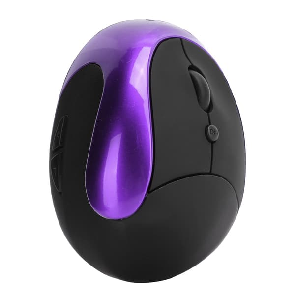 Trådlös Ergonomisk Vertikal Mus 3:e Generationen Högerhandsgrepp Kontor Gaming Dator Mus Lila