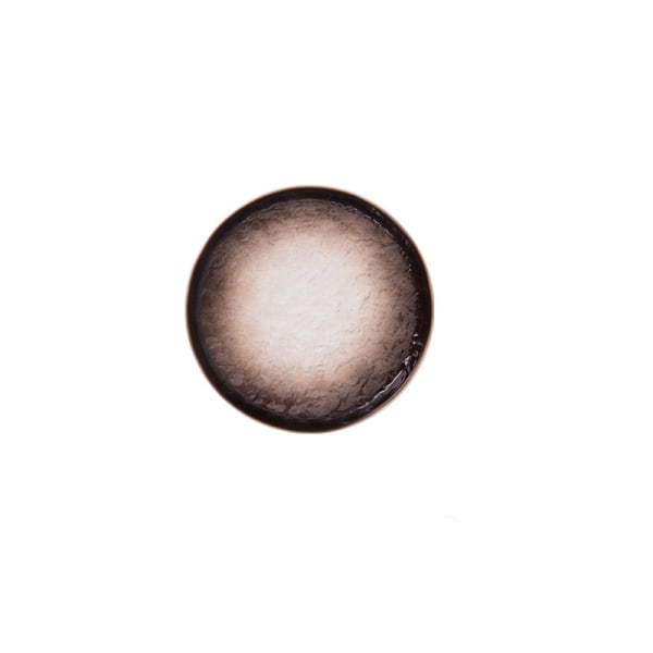 Stenkorn keramisk rund fruktfat, brun, 6 tum (15,5*15,5*2,5 cm),