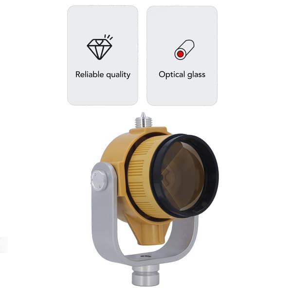 Total Station Prisma TOPCON-etäisyysmittaukseen ja kartoitukseen - Vaaleankeltainen