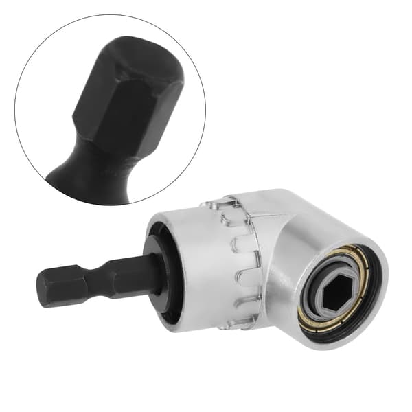 1/4in 105 Graders Vinkel Hex Forlengelse Bor Bit Justerbar Skrutrekker Socket Holder Adapter