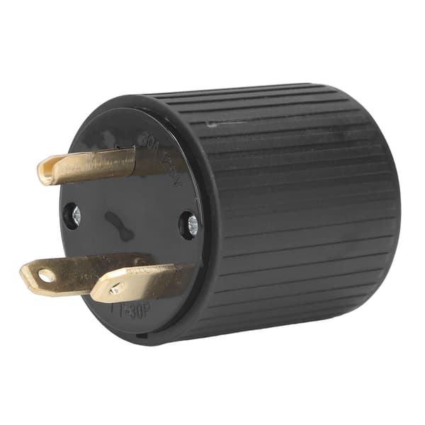Låseprop US Standard TT‑30P til L5‑30P Messingkontaktadapter 30A 125V til apparater