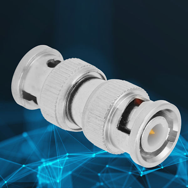 2 st BNC Hane till Hane Koaxial RF Adapter CCTV Säkerhetskamera Kontakt