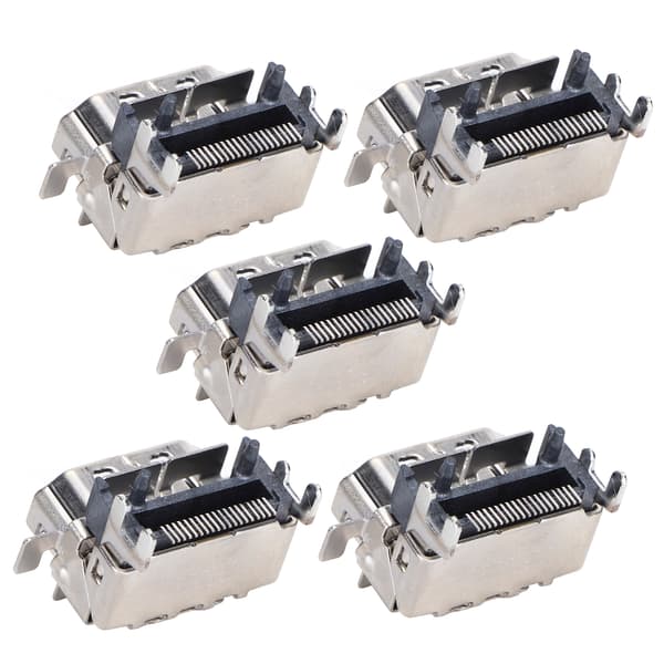 5 stk. 1080P HDMI Socket Port Interface Connector Udskiftning til Xbox One S Spillekonsol