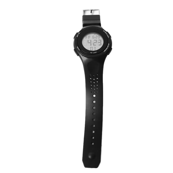 LED Digital Klocka Vattentät Tydlig Display Andningsbart Armband Elektronisk Klocka för Studenter Svart