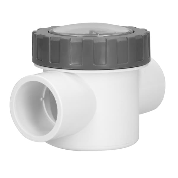 PVC Backventil V501A Pool Transparent Icke-returventil Ersättningstillbehör