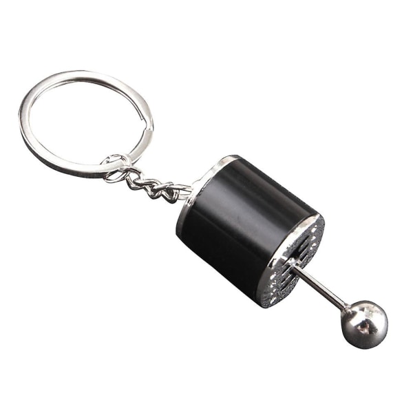 1 st Nyckelringar Simulering Kugghjulsformad Bil Modifieringsnyckelhänge Nyckelring Handväska Dekor Telefonhänge för män Svart