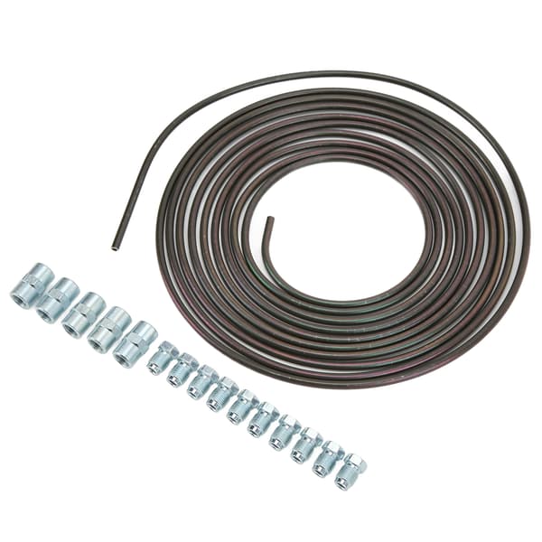 5m/16,4ft Bromsledningssats 0,028in/0,7mm Tjock Koppar Nickelpläterad för Hydrauliskt Bromsbränslesystem