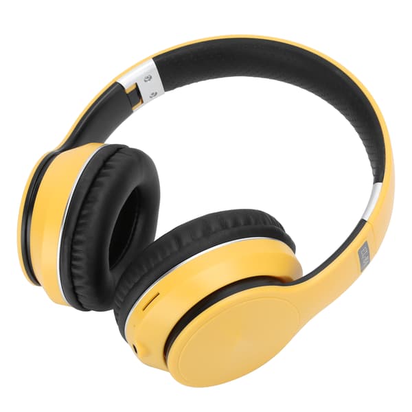 Vikbart Trådlöst Bluetooth Sportheadset med Radioläge Gul